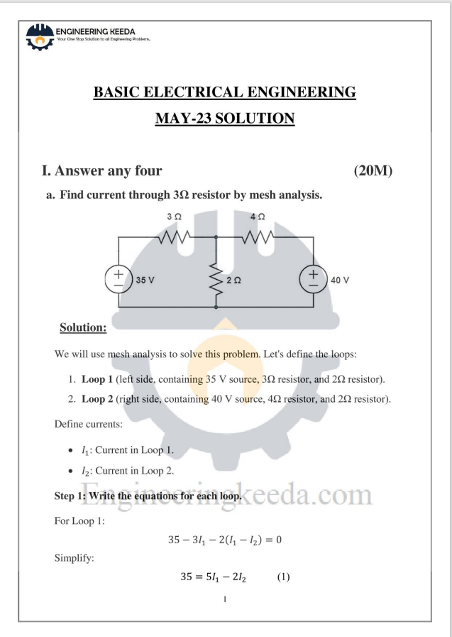 BASIC ELECTRICAL ENGINEERING