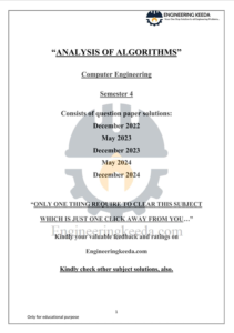 ANALYSIS OF ALGORITHMS