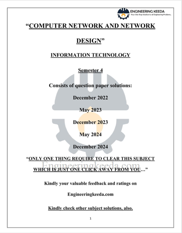 COMPUTER NETWORK AND NETWORK DESIGN